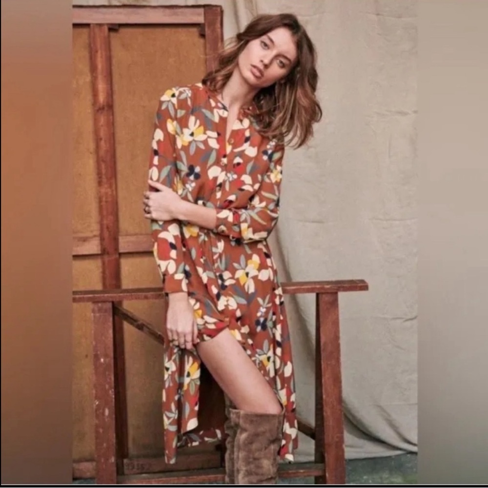 Floral Long Sleeve Dress
